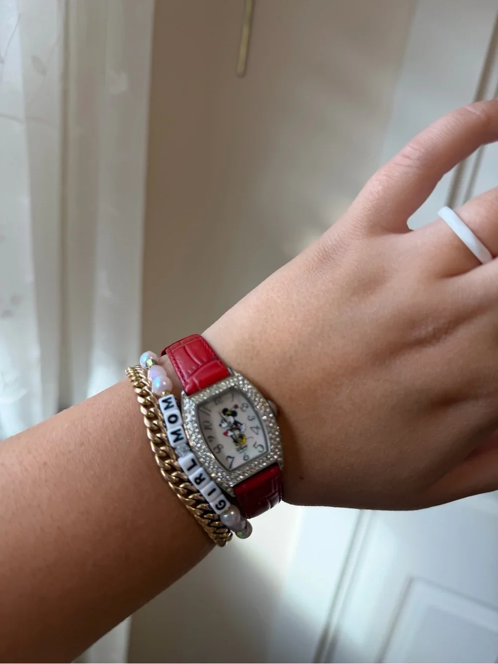 Minnie Mouse Disney Time Works Watch